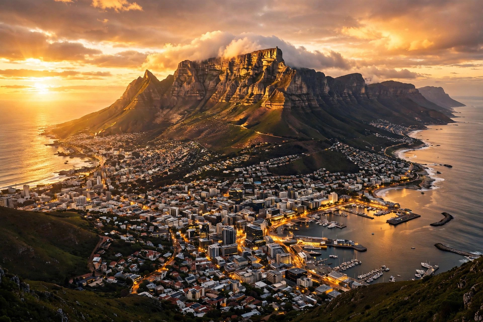 Private jet charter to Cape Town