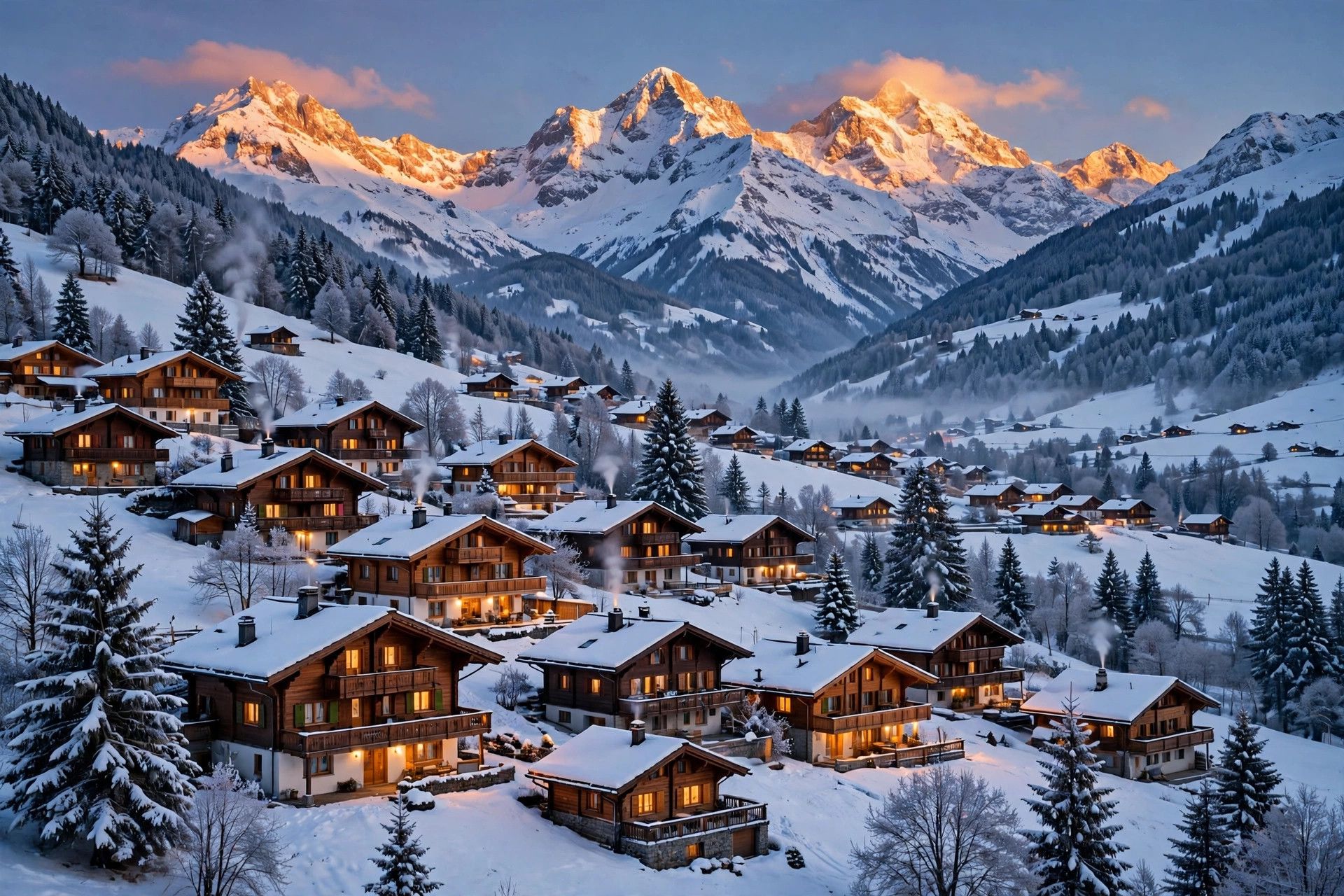 Private jet charter to Gstaad