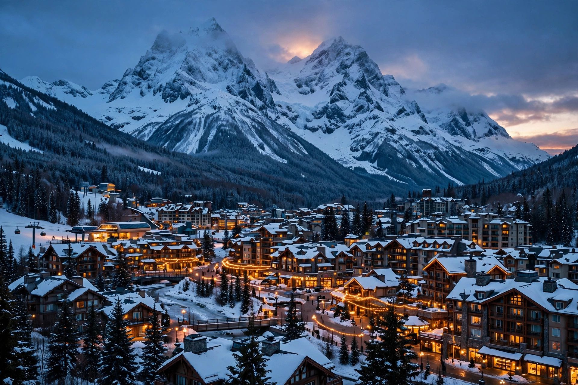 Private jet charter to Whistler
