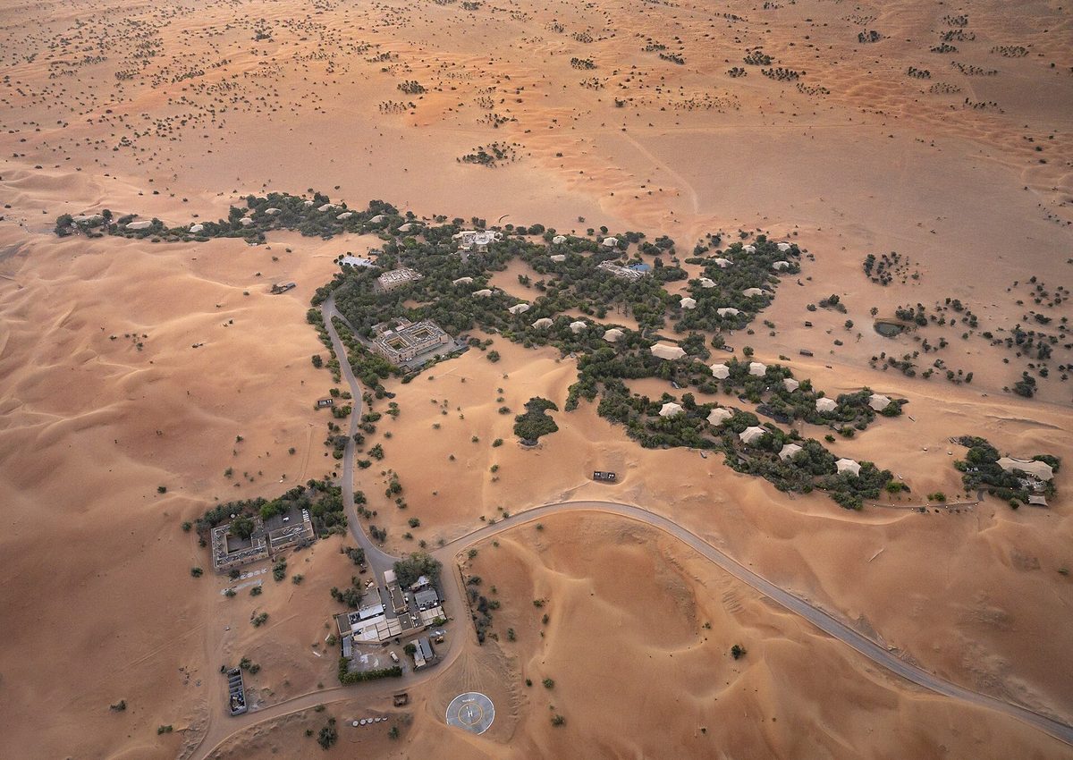 Al Maha desert resort exterior