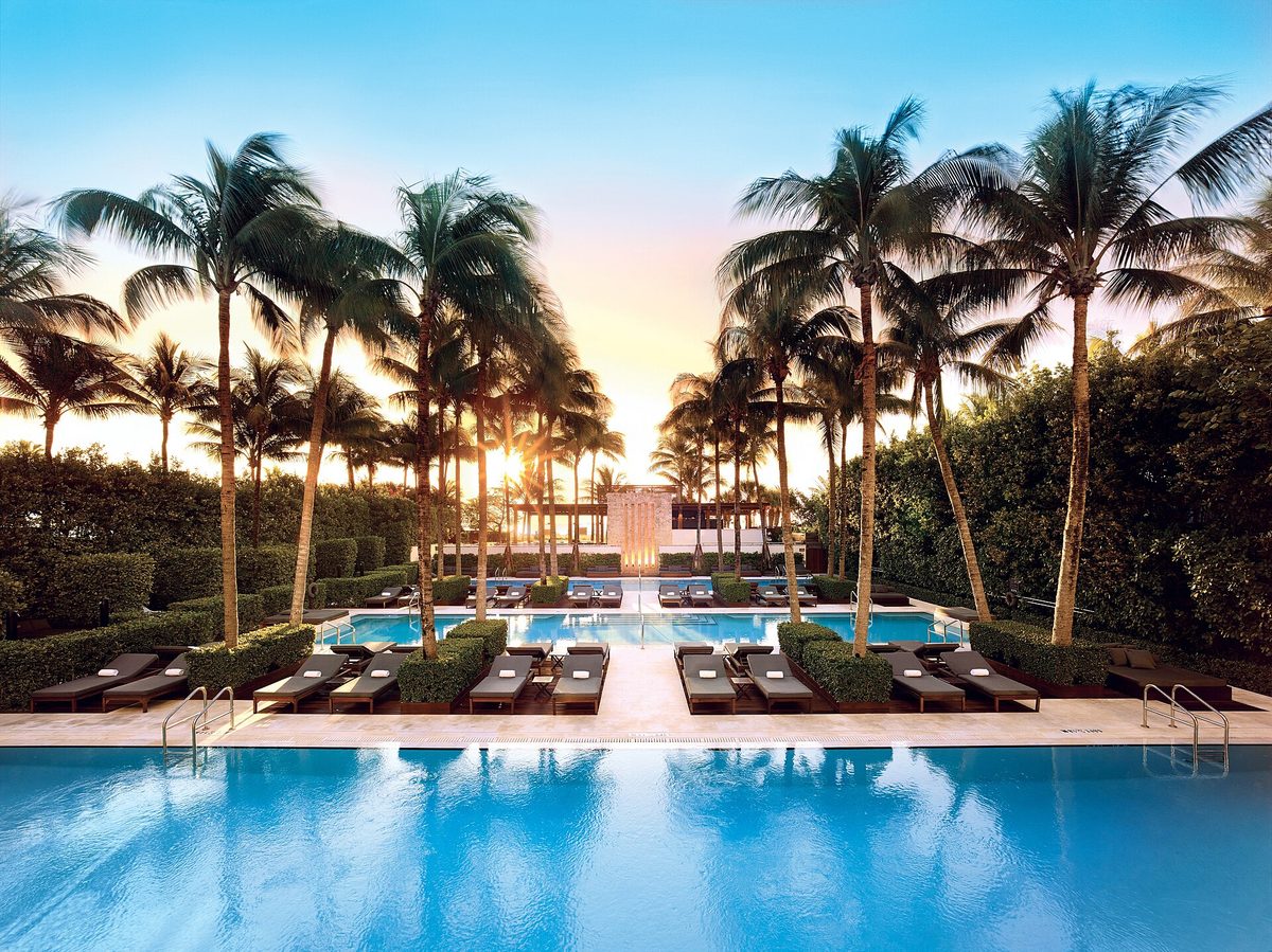 The Setai Miami Beach pools